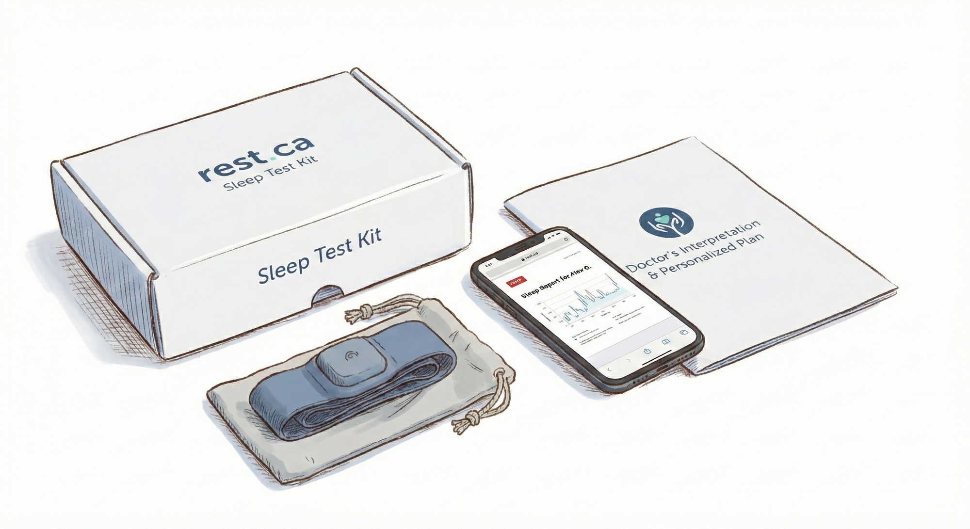 Sleep Test + Report + Interpretation